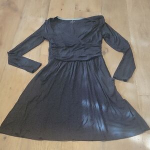 Athleta Black Long Sleeved Dress Size Medium